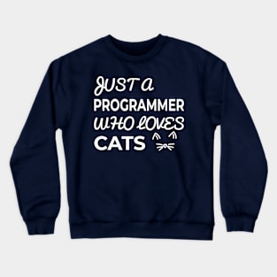 programmer cat owner Crewneck Sweatshirt